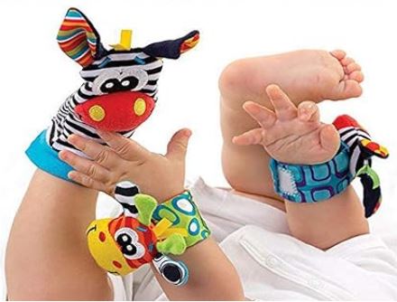 CutePuppet™ I Hochet Bébé Mains & Pieds – Baby Seed Of Life